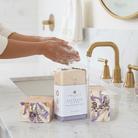 Calm. Nourish. Restore Lavender Oats & Sea Moss Soap
