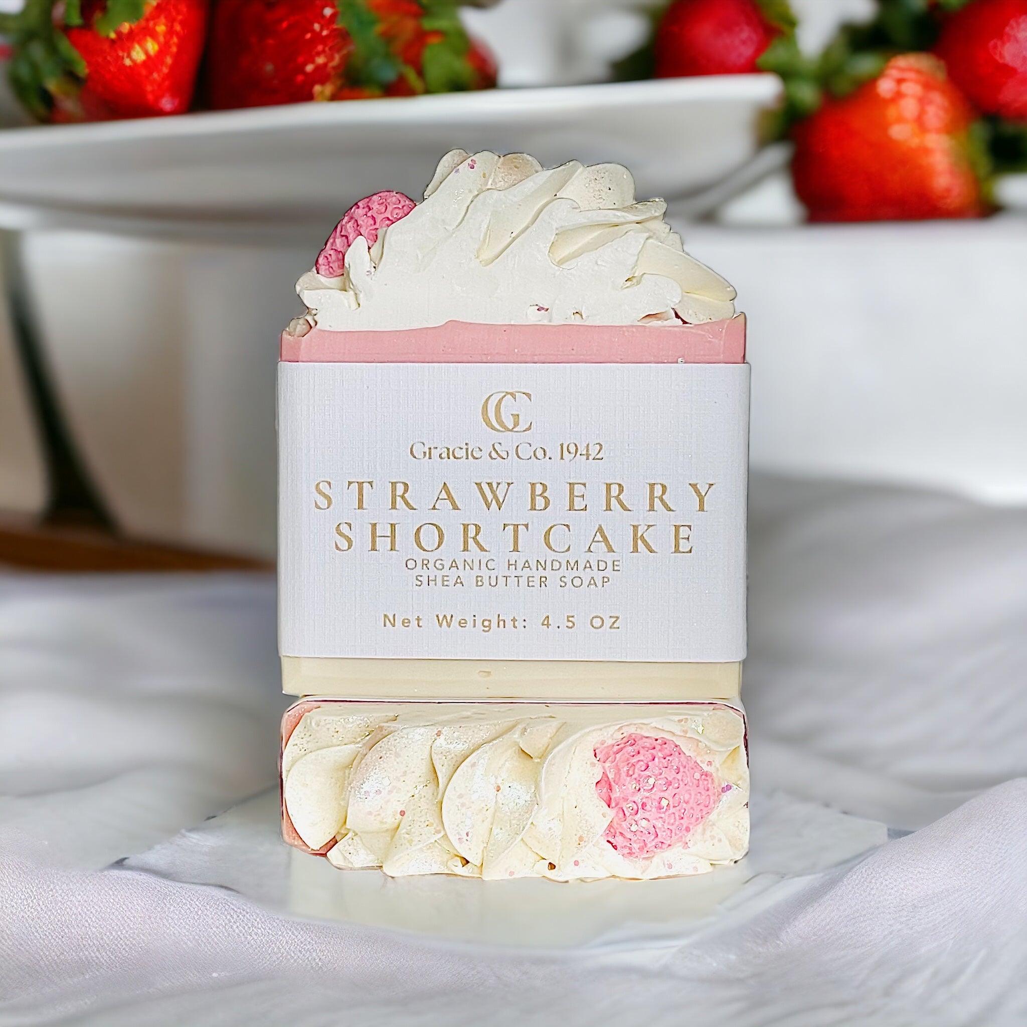 Strawberry Short Cake Shea Butter Soap - Gracie & Co. 1942