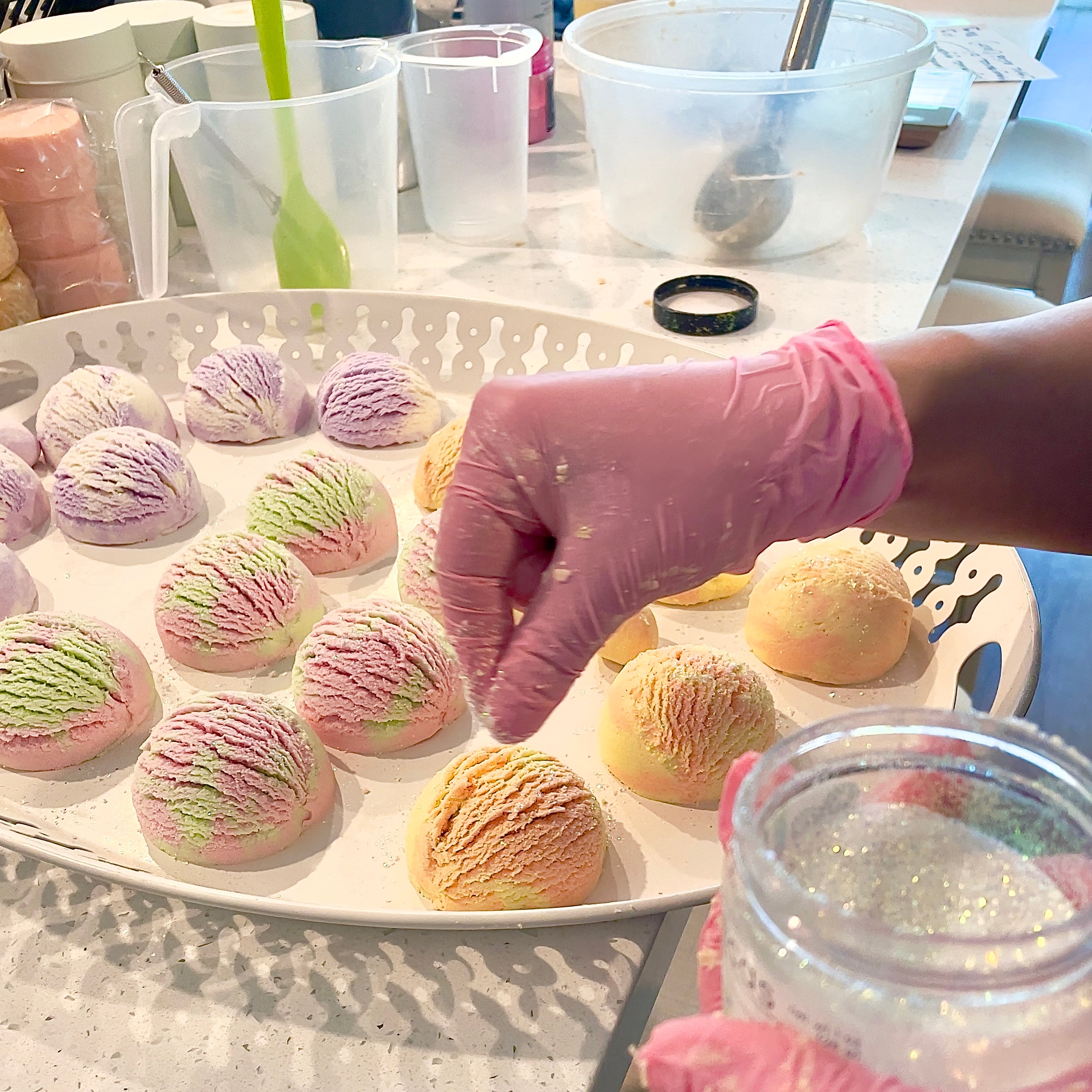 Cocoa Butter Bath Truffles - 2 Piece Foaming Bath Bombs | Gracie & Co. 1942