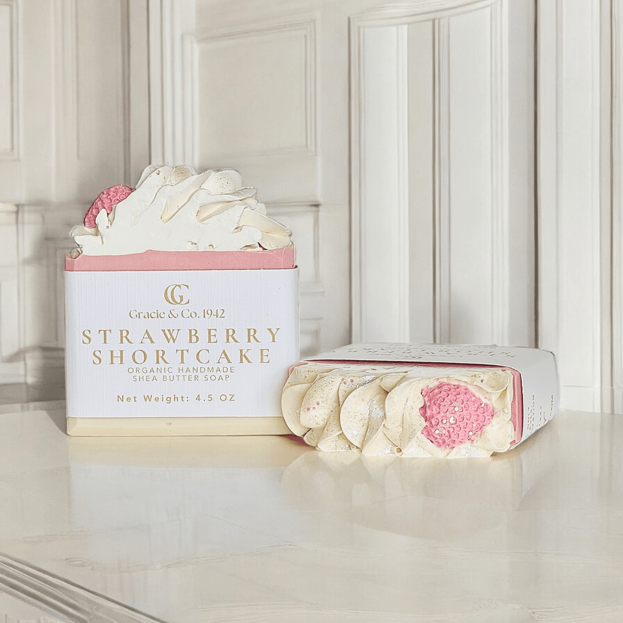 Strawberry Short Cake Shea Butter Soap - Gracie & Co. 1942