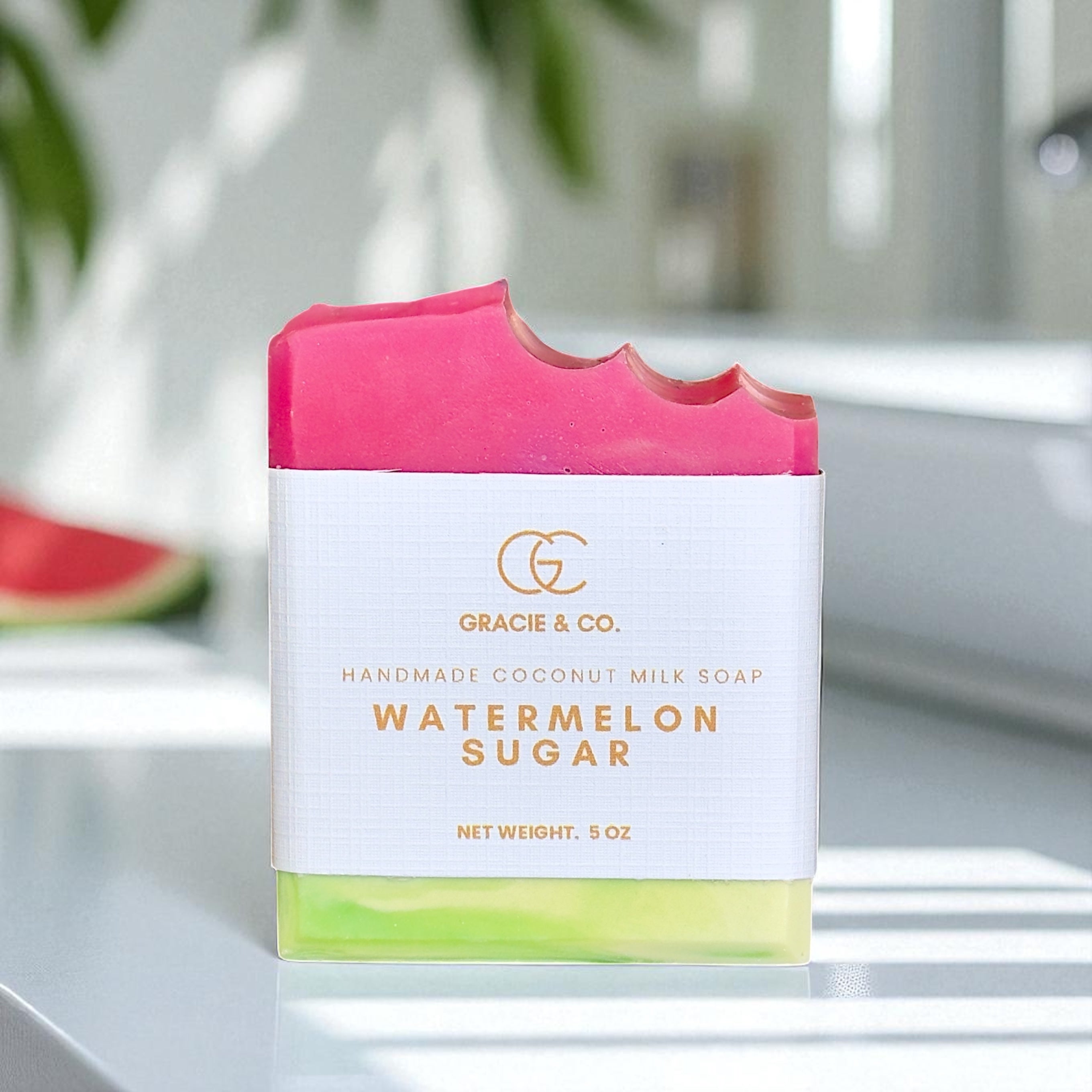 Watermelon Sugar Coconut Milk Soap - Gracie & Co. 1942