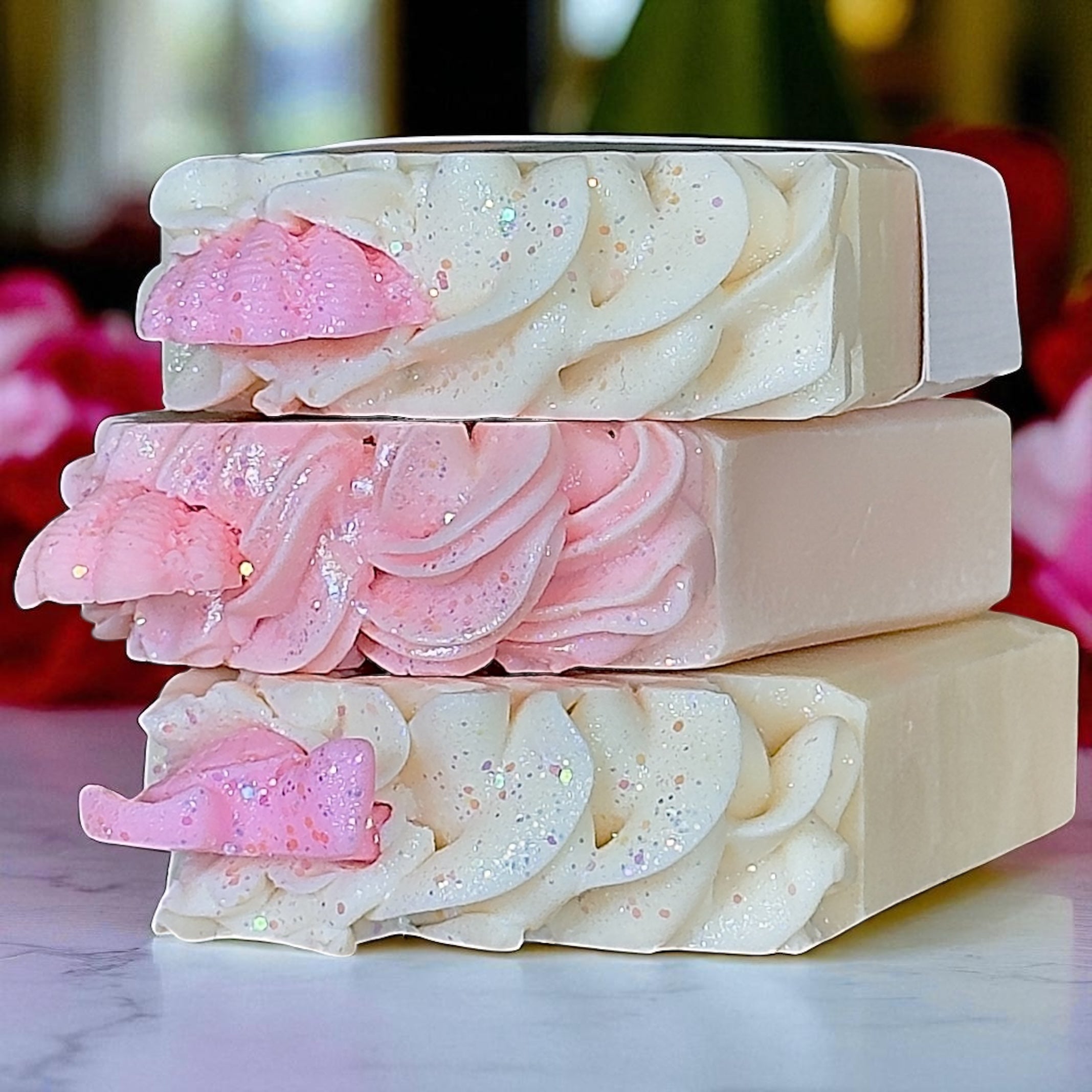 Over The Top Champagne Kisses Shea Butter Soap - Gracie & Co. 1942