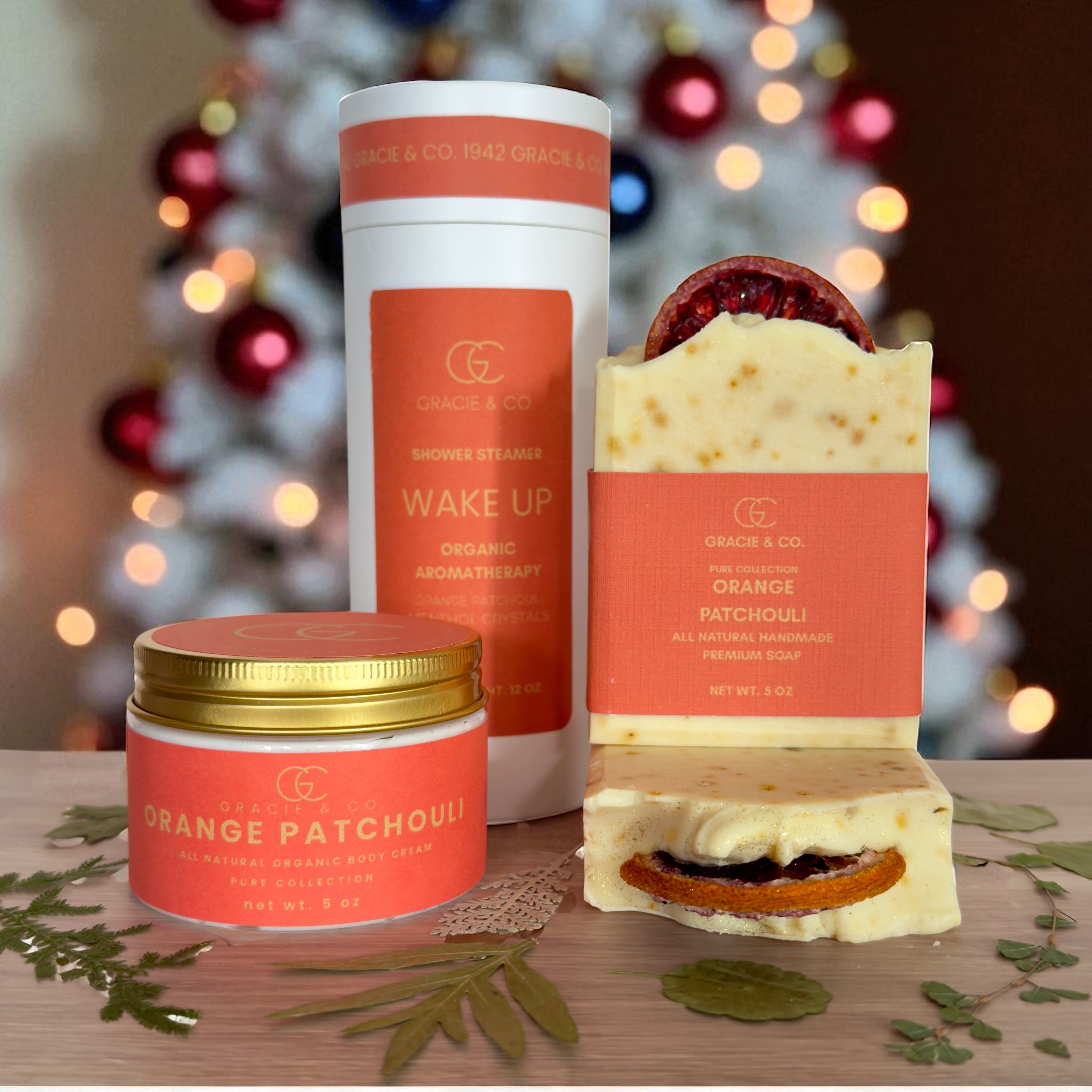 🍊 Orange Patchouli 3-Piece Gift Set - Gracie & Co. 1942