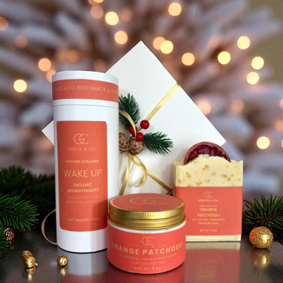 🍊 Orange Patchouli 3-Piece Gift Set - Gracie & Co. 1942