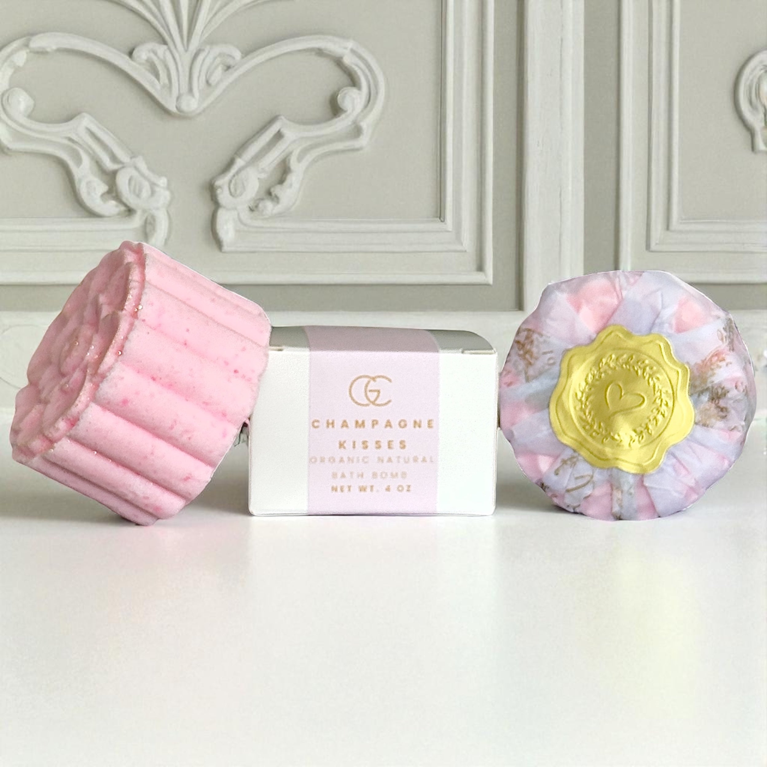 Melt Away Stress – Coconut Milk Magnesium Bath Bombs 4 OZ - Gracie & Co. 1942