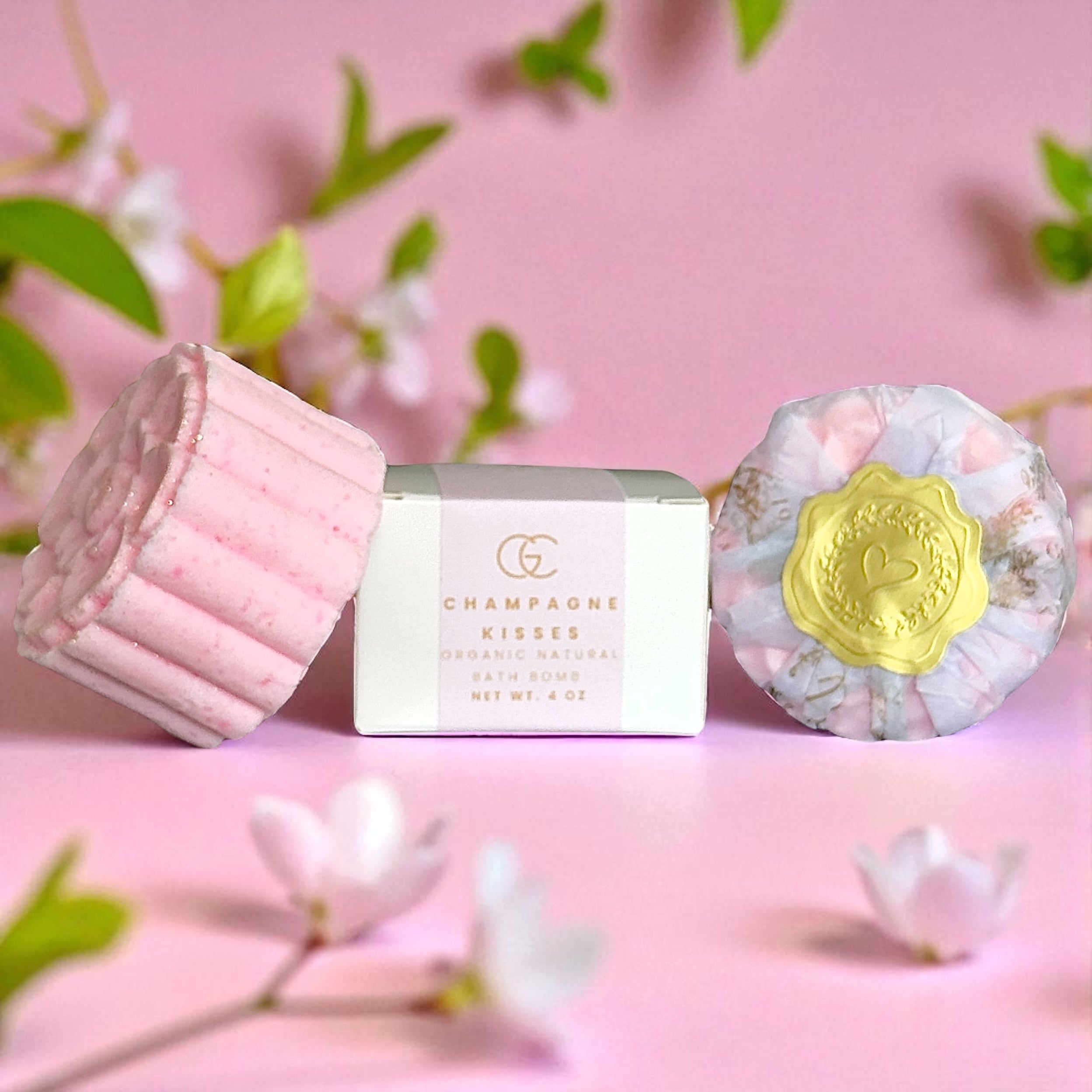 Melt Away Stress – Coconut Milk Magnesium Bath Bombs 4 OZ - Gracie & Co. 1942