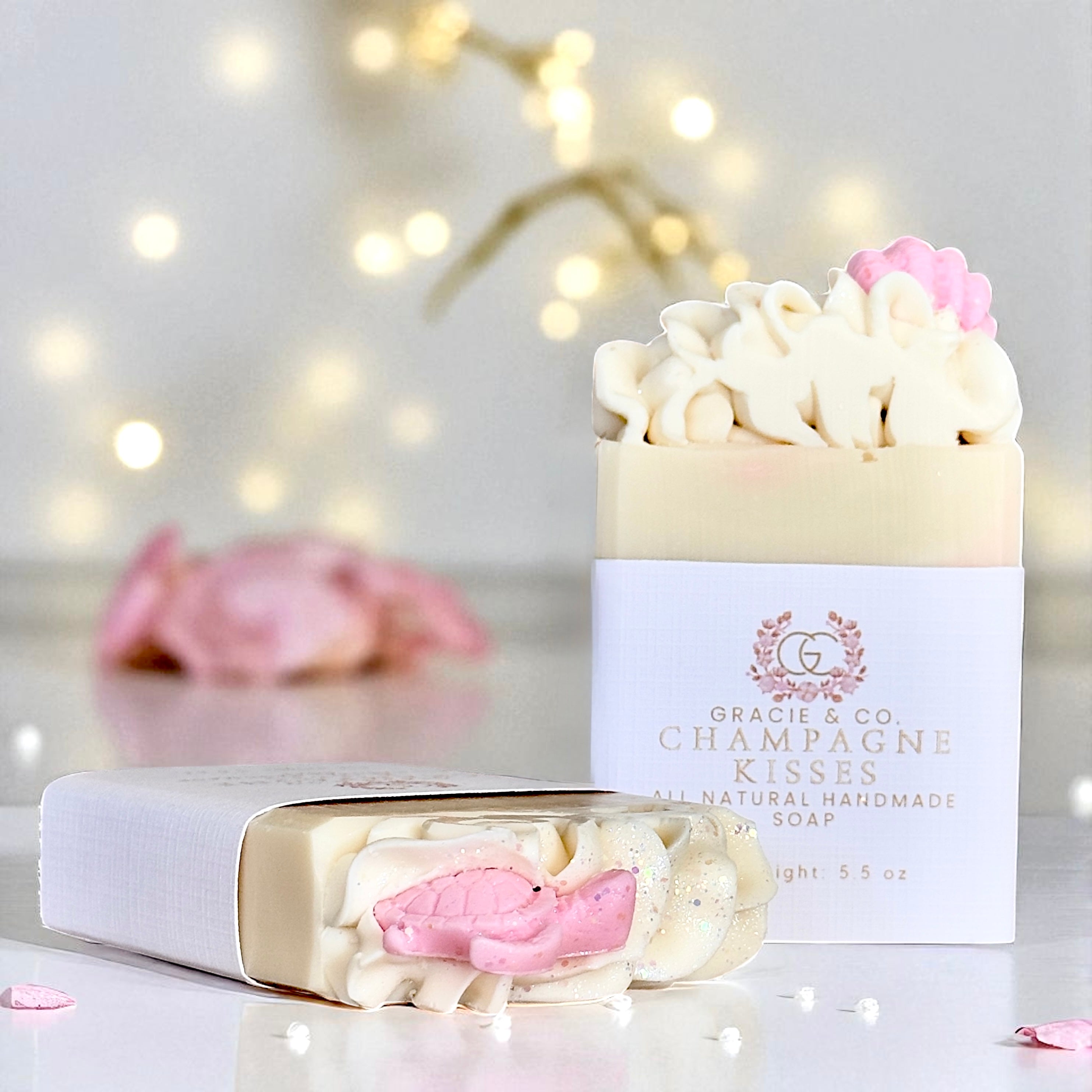 Champagne Kisses Shea Butter Soap Gracie & Co 1942