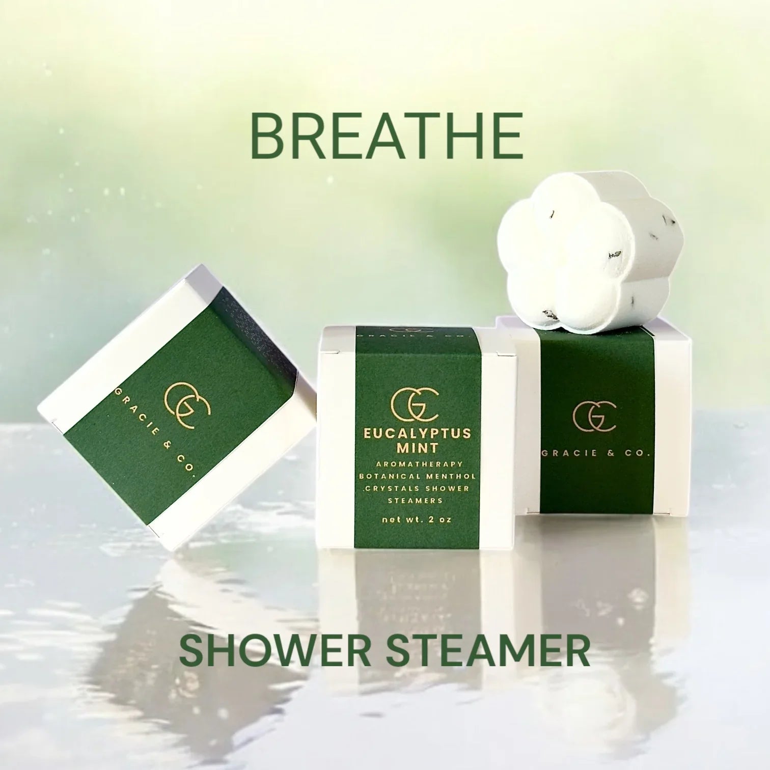 Breathe & Unwind – Aromatherapy Shower Steamers - Gracie & Co. 1942