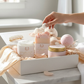 luxury spa gift set for women with handcrafted bath and body products