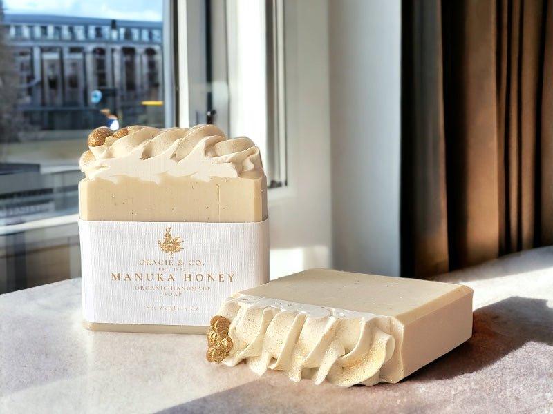 Manuka Honey Oats & Coconut Milk Shea Butter Soap - Gracie & Co. 1942